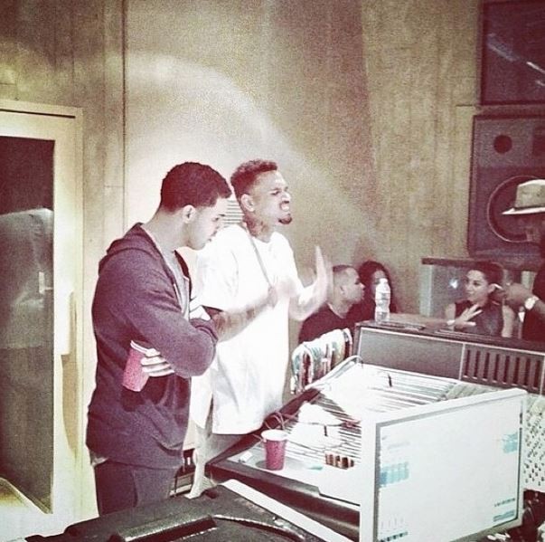 Drake com o Chris Brown  (Foto: Instagram / Reprodução)