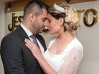 Andressa Urach se declara ao marido com foto de casamento: 'Meu príncipe' 