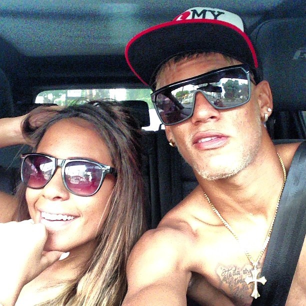 Neymar posta foto com a irmã (Foto: Instagram / Reprodução)