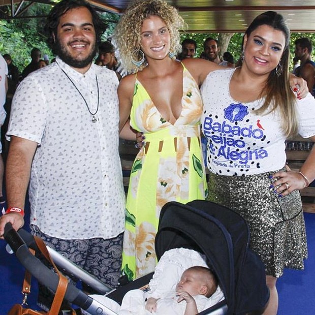 Preta Gil, filho, cunhada e netinho (Foto: Instagram / Reprodução)