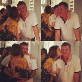 Bruna Marquezine e o pai (Foto: Instagram/ Reprodução)