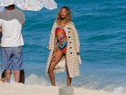 Supermodelo Jourdan Dunn mostra demais em praia no Rio de Janeiro 