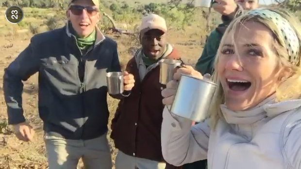 Giovanna Ewbank mostra viagem a África do Sul (Foto: Reprodução/ Snapchat)