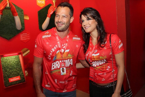 Malvino Salvador e Kyra (Foto:  Thiago Mattos / AgNews)