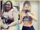 Paulinha Leite mostra antes e depois: 'Você pode ter o corpo que quiser'