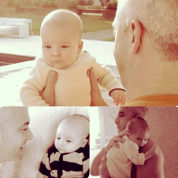 Marido da Ana hickmann com o filho (Foto: Reprodução/ Instagram)