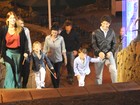 Alexandre Pato passeia com Barbara Berlusconi e os filhos dela pela Itália