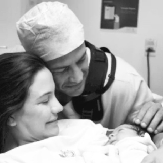 Malvino Salvador mostra nascimento da segunda filha (Foto: Reprodução/Instagram)