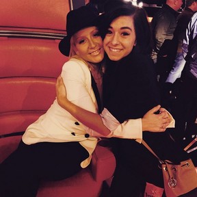 Christina Aguilera e cantora Christina Grimmie (Foto: Instagram/ Reprodução)