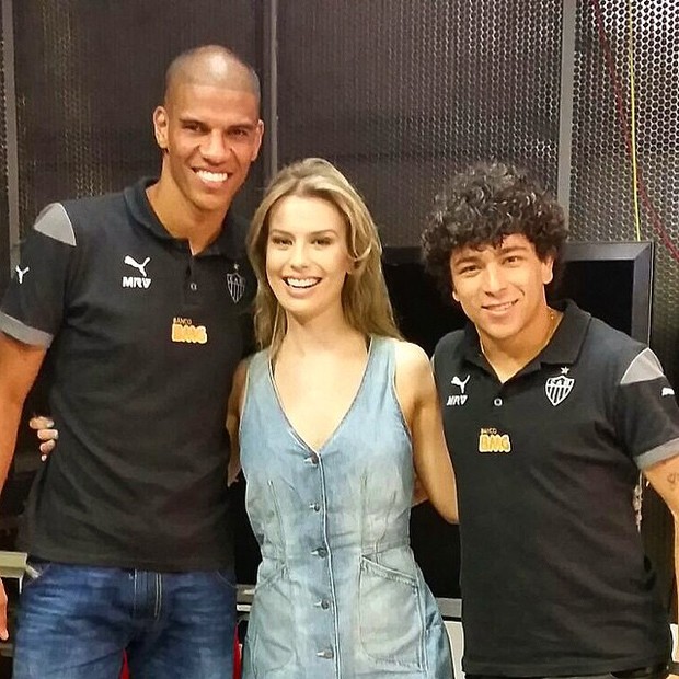 Léo Silva, Fernanda Keulla e Luan (Foto: Instagram / Reprodução)