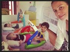 Luana Piovani posta foto com os três filhos: 'Minha maior riqueza'