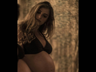Rafa Brites mostra barrigão aos 9 meses de gravidez: 'Tá que tá'