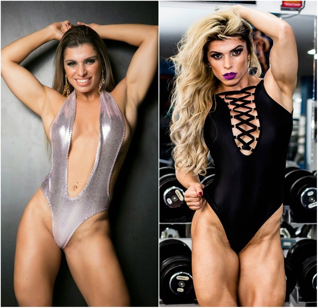Antes e depois de Vívian Cristinelle (Foto: Divulgação)