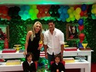 Hulk comemora aniversário dos filhos com festa: 'Meus príncipes'