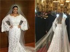 Vestido de noiva similar ao de Preta Gil pode custar até R$ 200 mil; detalhes