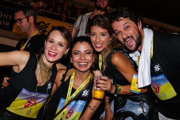 Mariana Ximenes, Anna Lima, Roberta Fernandes e Marcelo Serrado (Foto: Regis Motisuki/ Divulgação)