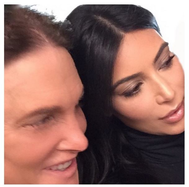 Bruce Jenner e Kim Kardashian (Foto: Reprodução/Instagram)