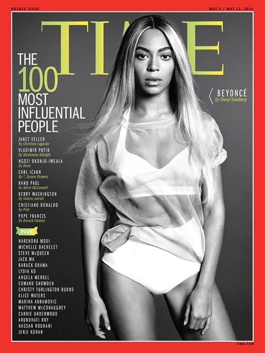 Beyoncé na capa da revista Time (Foto: Revista/Reprodução)