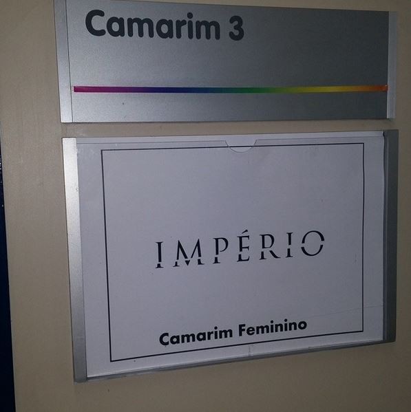 Viviane Araújo posta foto de porta de Camarim (Foto: Instagram / Reprodução)