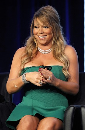 O jurado da atual temporada do ‘American Idol’ Mariah Carey em coletiva de impressa do programa em Pasadena, nos Estados Unidos (Foto: Mario Anzuoni/ Reuters)