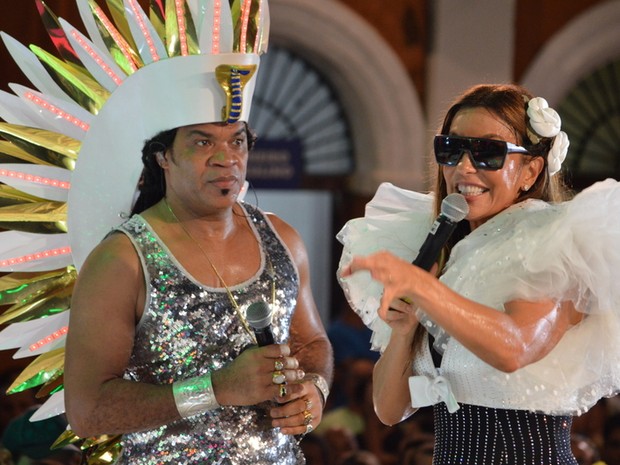 Carlinhos Brown e Ivete Sangalo em show em Salvador, na Bahia (Foto: Felipe Souto Maior/ Ag. News)