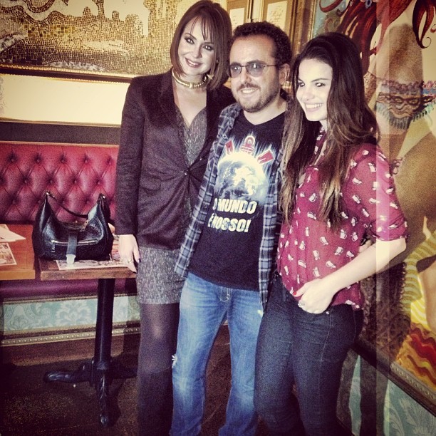 Gabriela Spanic e Sthefany Brito em restaurante em São Paulo (Foto: Instagram/ Reprodução)