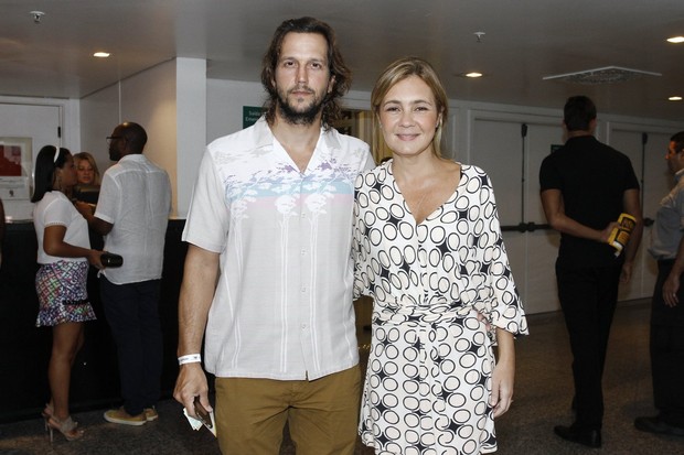 Vladimir Brichta e Adriana Esteves  (Foto: Alex Palarea / AgNews)