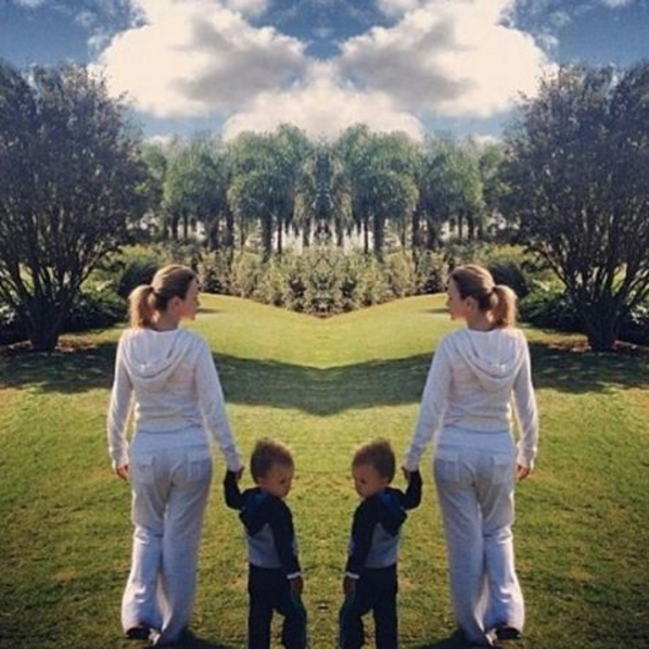 Eliana com o filho (Foto: Reprodução/ Instagram)