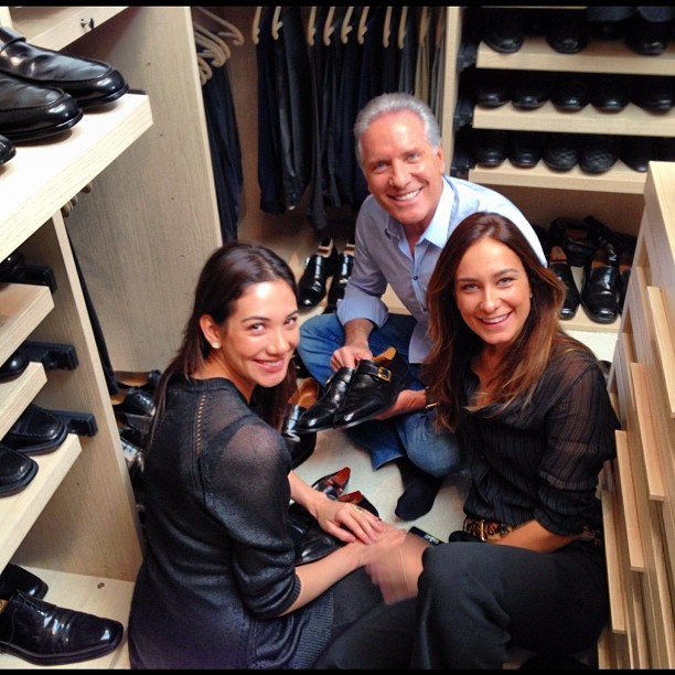 Roberto Justus exibe closet cheio de sapatos (Foto: Instagram)