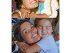 Flávia Alessandra postas fotos iguais com as filhas: 'Amores na minha vida'