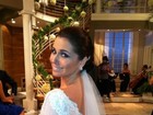Giovanna Antonelli posta foto vestida de noiva no Twitter