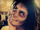 Demi Lovato se adianta e faz maquiagem de Halloween