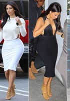 Kim Kardashian repete sete vezes a mesma sandália em menos de 20 dias