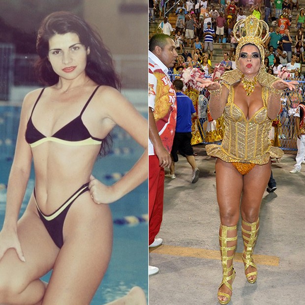 Solange Gomes antes e depois (Foto: Reprodução/ Instagram | Roberto Teixeira/EGO)