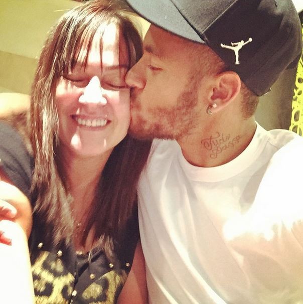 Neymar e sua mãe (Foto: Instagram/Reprodução)