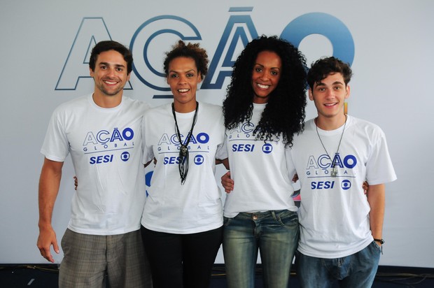 Danilo Sacramento, Ana Carbatti, Aline e Guilherme Prate (Foto: Kiko Cabral / Divulgação)