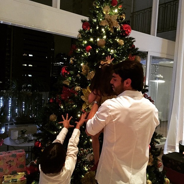 Kaká e Luca (Foto: Reprodução do Instagram)