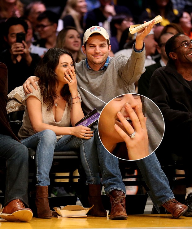 Mila Kunis e Ashton Kutcher (Foto: Getty Images)