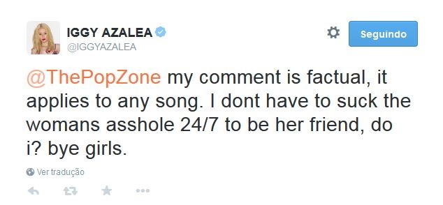 Iggy Azalea responde perguntas no Twitter (Foto: Twitter / Reprodução)