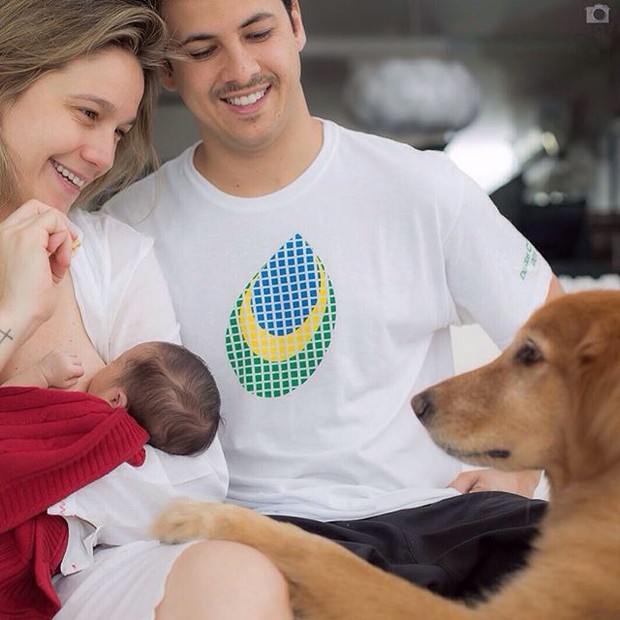 Fernanda Gentil e Matheus Braga em momento família (Foto: Reprodução/Instagram)
