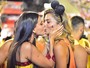 Depois de beijo em Ana Carolina, Leticia Lima dá selinho em Grazi e mais