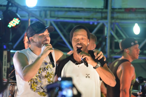 Wesley Safadão e Ronaldinho Gaúcho (Foto: Felipe Souto Maior/Agnews)