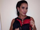 Scheila Carvalho mostra nova coleção de lingerie