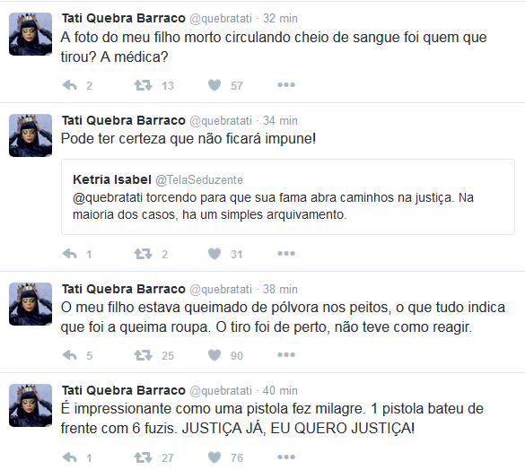 Tati Quebra Barraco faz edsabafo no Twitter (Foto: Reprodução / Twitter)