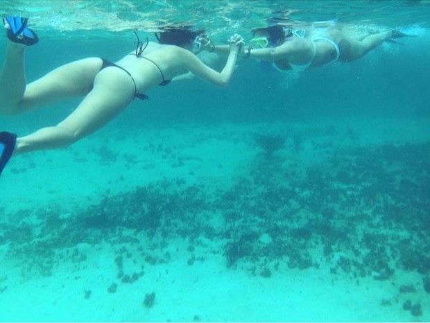 Angelis Borges e Nina Fisher (Foto: Instagram / Reprodução)