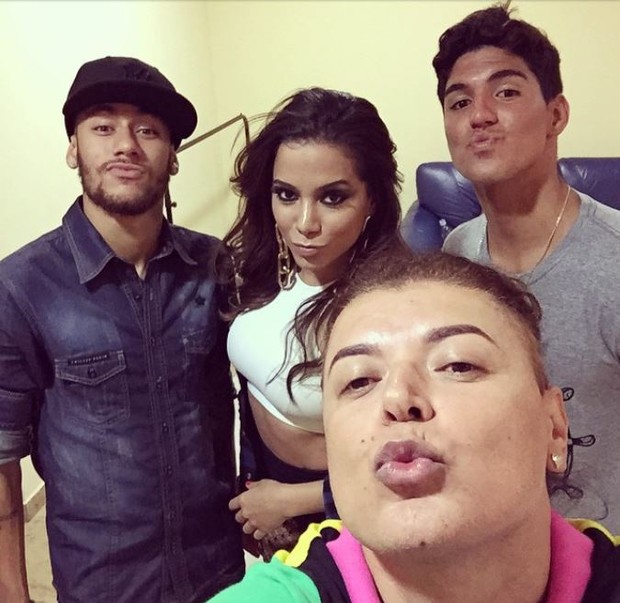 Neymar, Anitta, David Brazil e Gabriel Medina (Foto: Reprodução / Instagram)