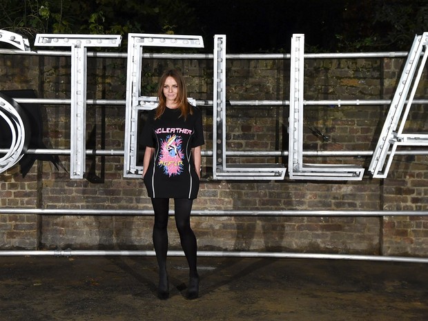 Stella McCartney em evento de moda em Londres, na Inglaterra (Foto: Ben Stansall/ AFP)