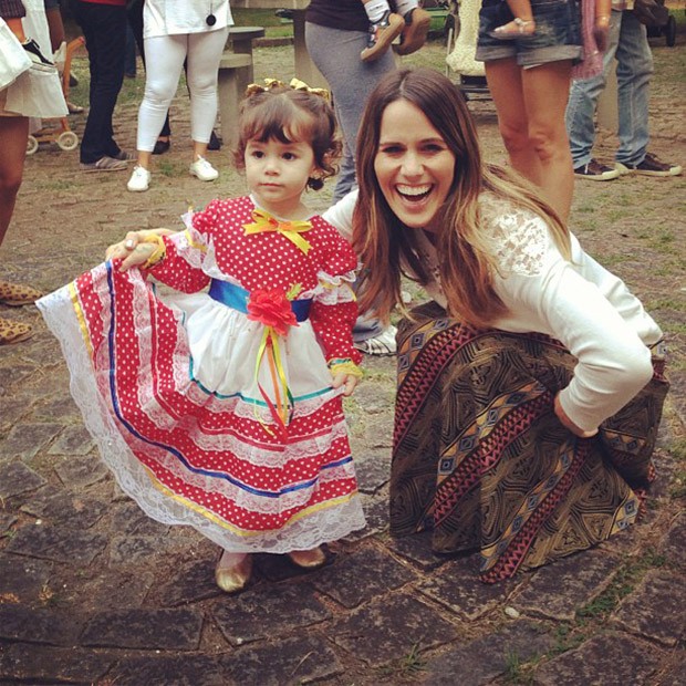 Fernanda Pontes e a filha, Malu (Foto: Instagram / Reprodução)