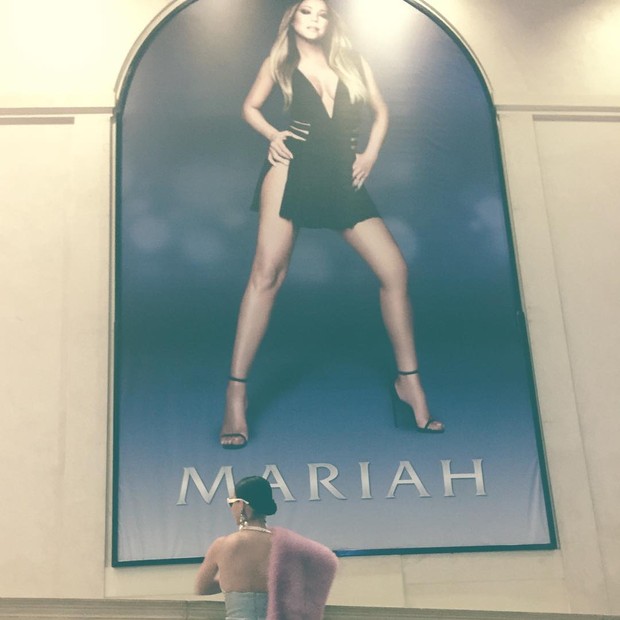 Katy Perry vai a show de Mariah Carey em Las Vegas (Foto: Reprodução / Instagram)
