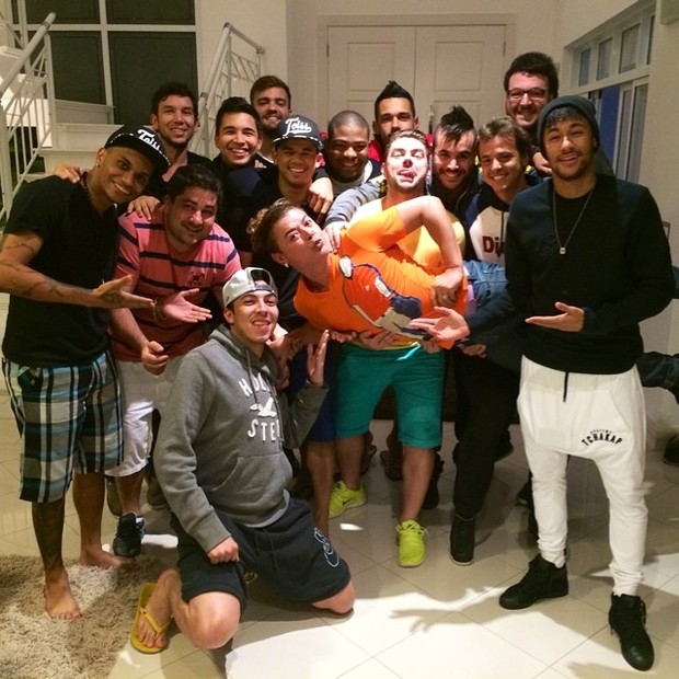 Neymar e David Brazil (Foto: Reprodução/ Instagram)